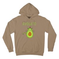 Avogato Cinco De Mayo Gift Cinco De Meow Cat Avocado Hoodie