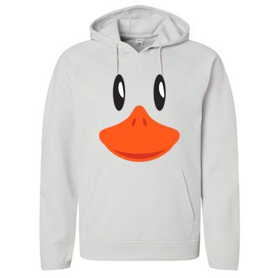 Awesome Cute Duck Face Halloween Costume Performance Fleece Hoodie