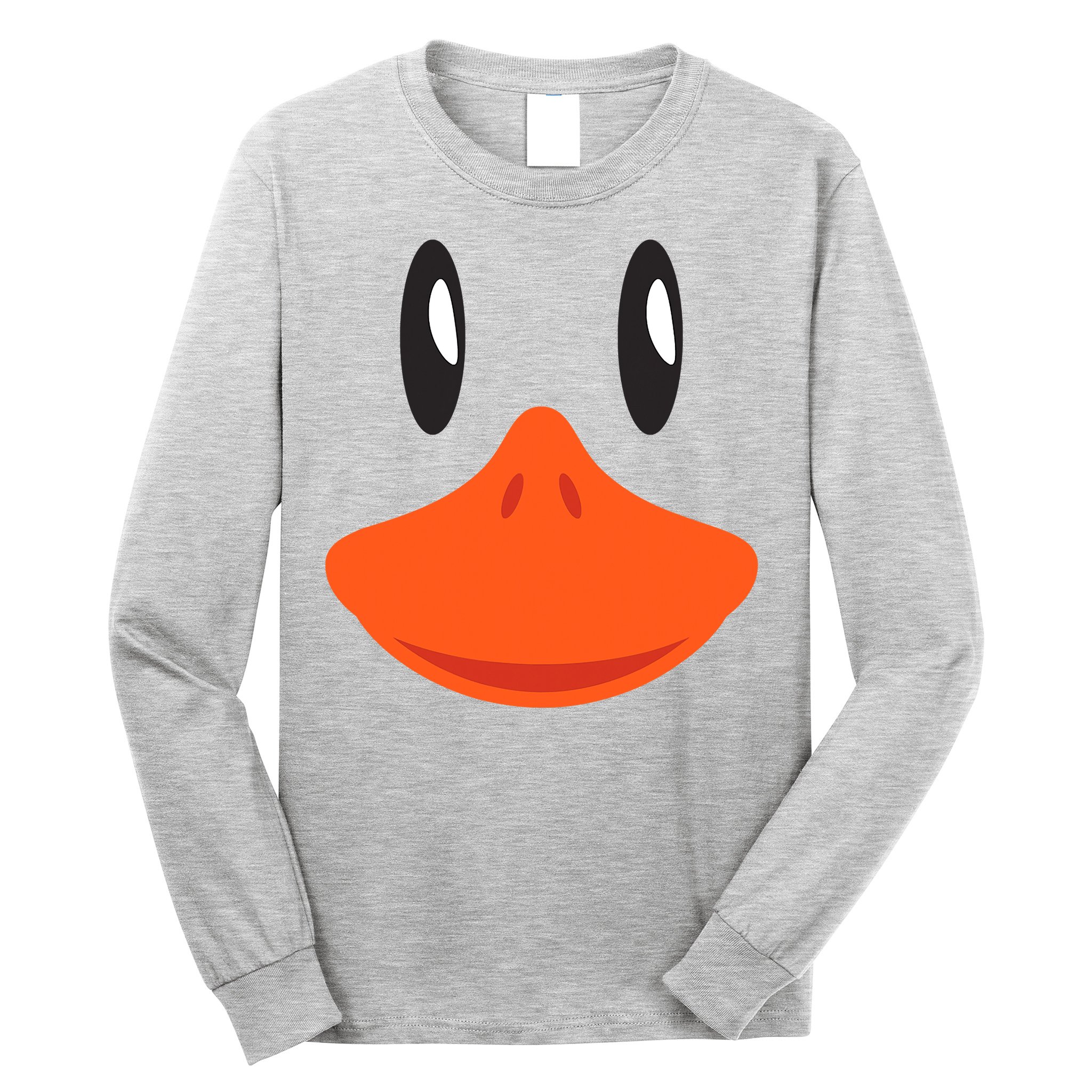 Awesome Cute Duck Face Halloween Costume Long Sleeve Shirt