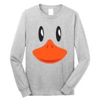 Awesome Cute Duck Face Halloween Costume Long Sleeve Shirt