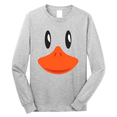 Awesome Cute Duck Face Halloween Costume Long Sleeve Shirt