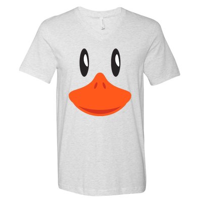 Awesome Cute Duck Face Halloween Costume V-Neck T-Shirt