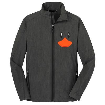 Awesome Cute Duck Face Halloween Costume Core Soft Shell Jacket