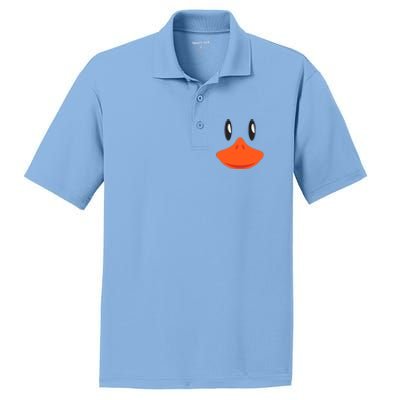 Awesome Cute Duck Face Halloween Costume PosiCharge RacerMesh Polo