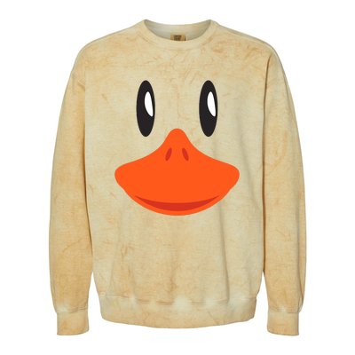 Awesome Cute Duck Face Halloween Costume Colorblast Crewneck Sweatshirt