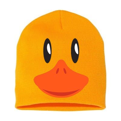 Awesome Cute Duck Face Halloween Costume Short Acrylic Beanie