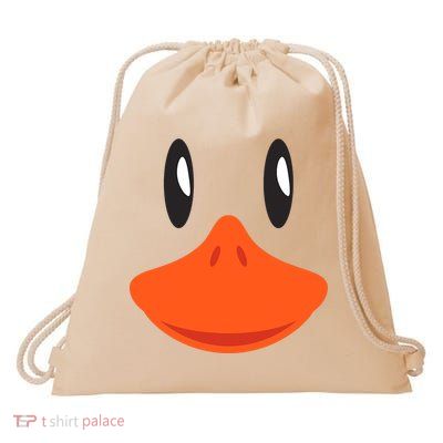 Awesome Cute Duck Face Halloween Costume Drawstring Bag