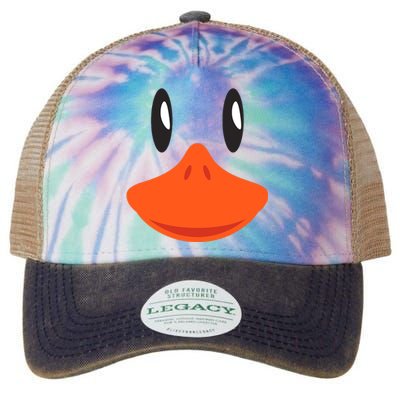 Awesome Cute Duck Face Halloween Costume Legacy Tie Dye Trucker Hat