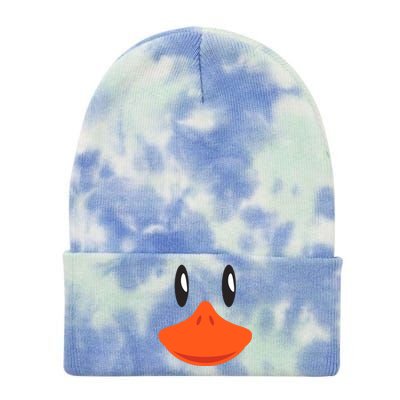 Awesome Cute Duck Face Halloween Costume Tie Dye 12in Knit Beanie