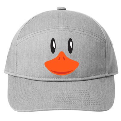 Awesome Cute Duck Face Halloween Costume 7-Panel Snapback Hat