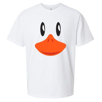 Awesome Cute Duck Face Halloween Costume Sueded Cloud Jersey T-Shirt