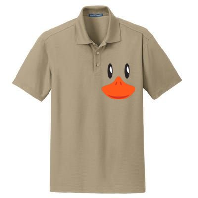 Awesome Cute Duck Face Halloween Costume Dry Zone Grid Polo