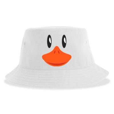 Awesome Cute Duck Face Halloween Costume Sustainable Bucket Hat