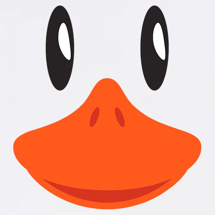 Awesome Cute Duck Face Halloween Costume Womens T-Shirt