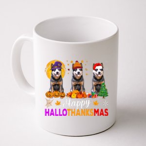 Australian Cattle Dog Halloween Christmas Hallothanksmas Coffee Mug