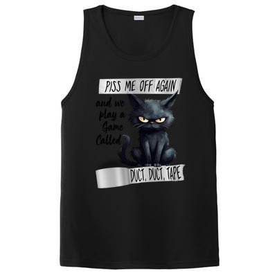 Angry Cat Design Piss Me Off Again And We Play A Game Gift PosiCharge Competitor Tank