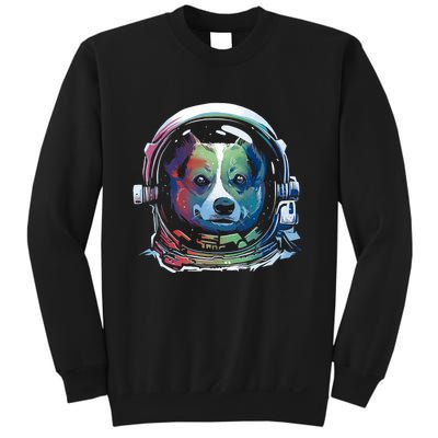 Astronaut Colorful Dog Sweatshirt