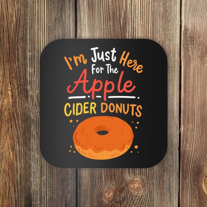 Apple Cider Donuts Apple Picking Coaster