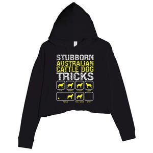 Australian Cattle Dog Stubborn Tricks Crop Fleece Hoodie