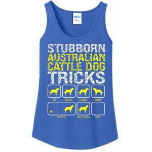 Australian Cattle Dog Stubborn Tricks Ladies Essential Tank