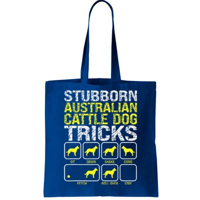 Australian Cattle Dog Stubborn Tricks Tote Bag