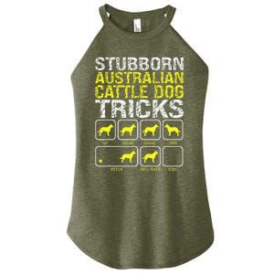 Australian Cattle Dog Stubborn Tricks Women's Perfect Tri Rocker Tank