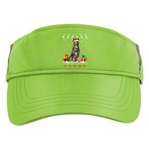 Australian Cattle Dog Ugly Christmas Santa Hat Xmas Dog Gift Adult Drive Performance Visor