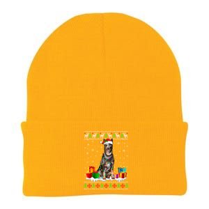 Australian Cattle Dog Ugly Christmas Santa Hat Xmas Dog Gift Knit Cap Winter Beanie