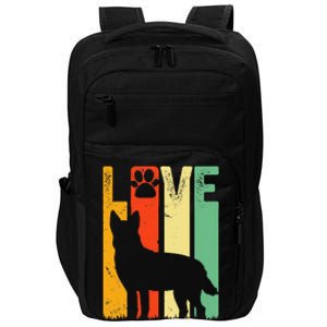 Australian Cattle Dog Red Blue Pet Heeler Retro Cute Gift Impact Tech Backpack