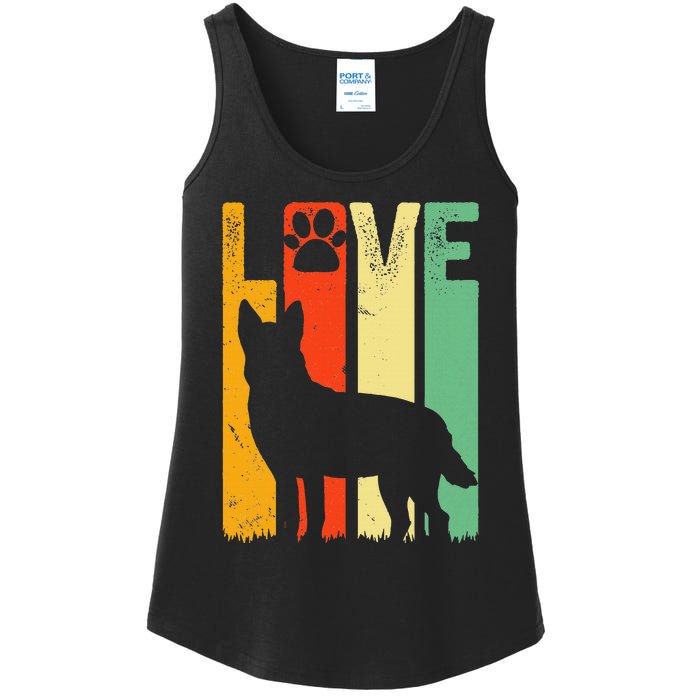 Australian Cattle Dog Red Blue Pet Heeler Retro Cute Gift Ladies Essential Tank