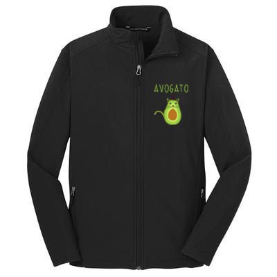 Avogato Cinco De Mayo Gift Cinco De Meow Cat Avocado Core Soft Shell Jacket