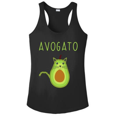 Avogato Cinco De Mayo Gift Cinco De Meow Cat Avocado Ladies PosiCharge Competitor Racerback Tank