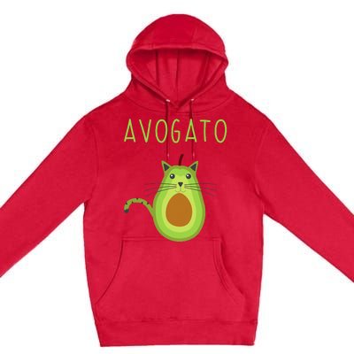 Avogato Cinco De Mayo Gift Cinco De Meow Cat Avocado Premium Pullover Hoodie