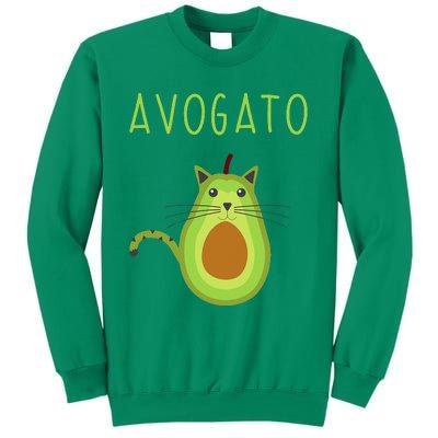 Avogato Cinco De Mayo Gift Cinco De Meow Cat Avocado Sweatshirt