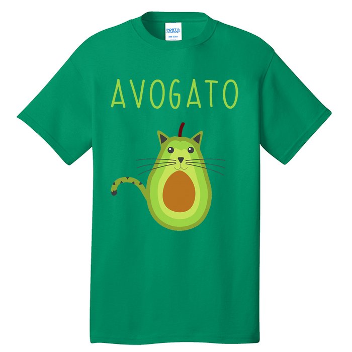 Avogato Cinco De Mayo Gift Cinco De Meow Cat Avocado Tall T-Shirt