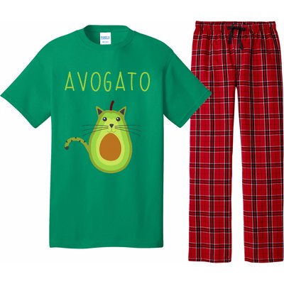 Avogato Cinco De Mayo Gift Cinco De Meow Cat Avocado Pajama Set