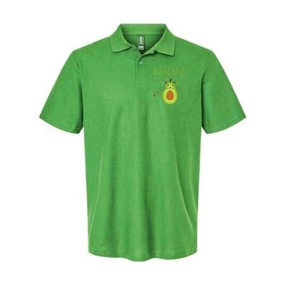 Avogato Cinco De Mayo Gift Cinco De Meow Cat Avocado Softstyle Adult Sport Polo