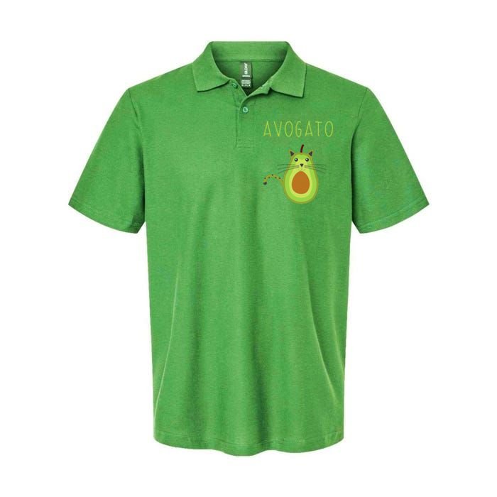 Avogato Cinco De Mayo Gift Cinco De Meow Cat Avocado Softstyle Adult Sport Polo