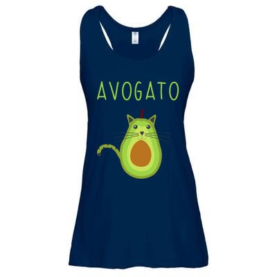 Avogato Cinco De Mayo Gift Cinco De Meow Cat Avocado Ladies Essential Flowy Tank