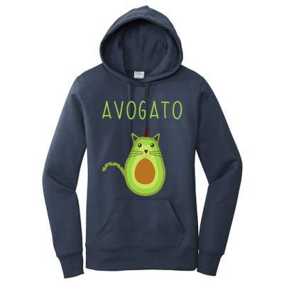 Avogato Cinco De Mayo Gift Cinco De Meow Cat Avocado Women's Pullover Hoodie