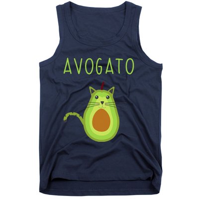 Avogato Cinco De Mayo Gift Cinco De Meow Cat Avocado Tank Top