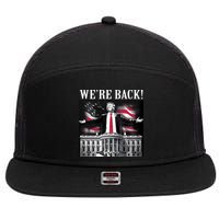 Adam Calhoun Donald Trump WeRe Back 7 Panel Mesh Trucker Snapback Hat