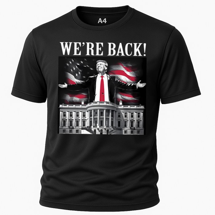 Adam Calhoun Donald Trump WeRe Back Cooling Performance Crew T-Shirt