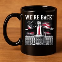 Adam Calhoun Donald Trump WeRe Back 11oz C Handle Ceramic Mug