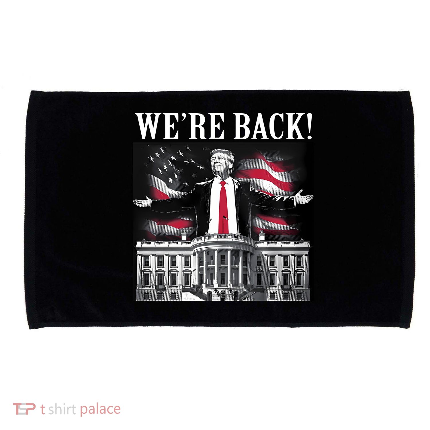 Adam Calhoun Donald Trump WeRe Back Microfiber Hand Towel