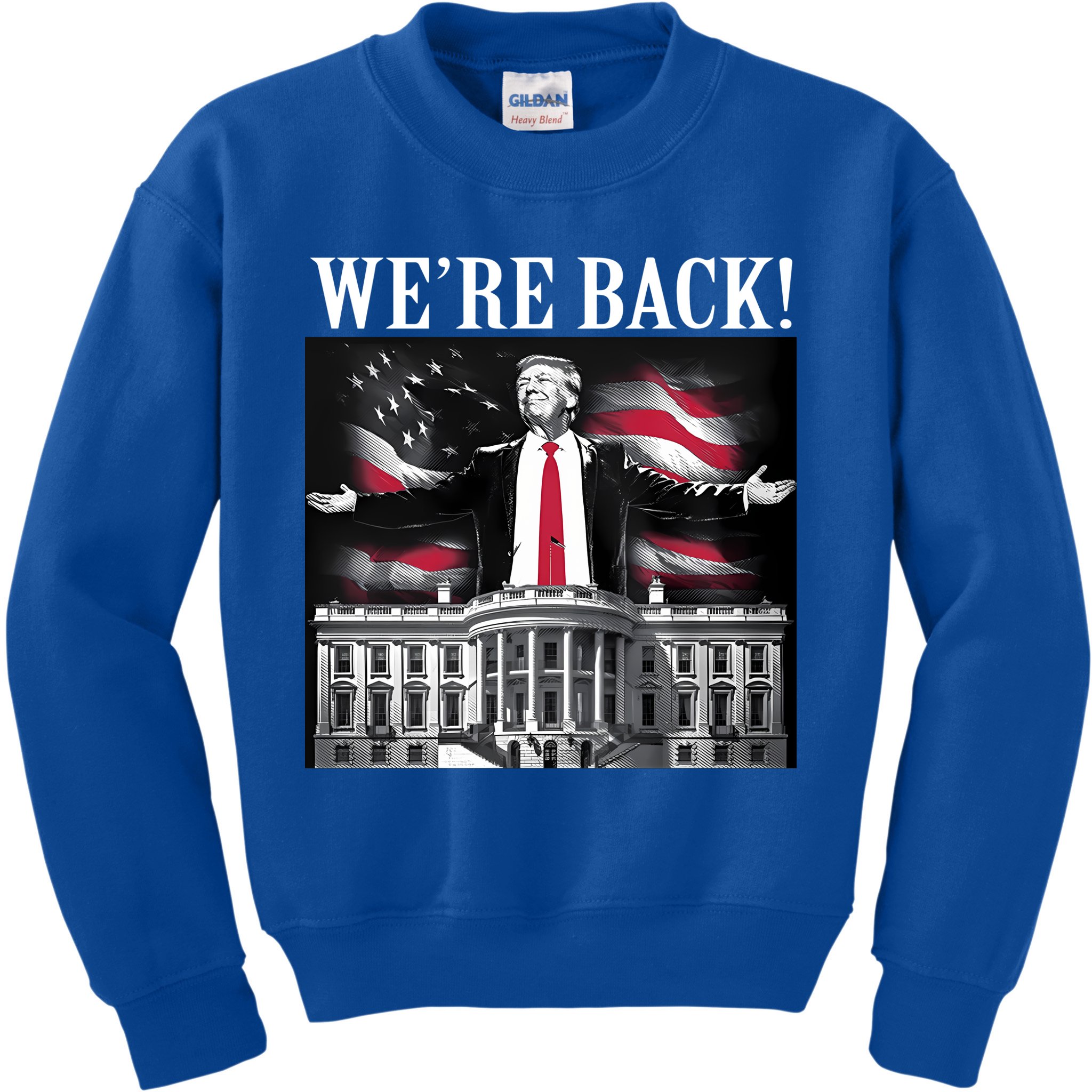 Adam Calhoun Donald Trump WeRe Back Kids Sweatshirt