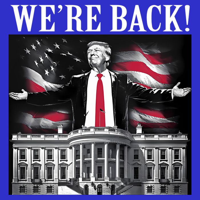 Adam Calhoun Donald Trump WeRe Back Kids Sweatshirt