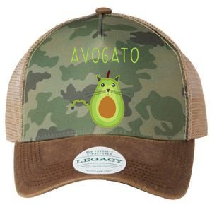 Avogato Cinco De Mayo Gift Cinco De Meow Cat Avocado Legacy Tie Dye Trucker Hat