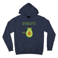 Avogato Cinco De Mayo Gift Cinco De Meow Cat Avocado Hoodie