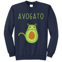 Avogato Cinco De Mayo Gift Cinco De Meow Cat Avocado Sweatshirt